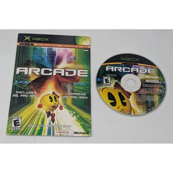 Xbox Live Arcade Ms. Pac-Man Microsoft Xbox Includes Complete Sleeve & Disc - Picture 1 of 7